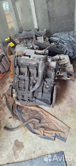 Двигатель и коробка