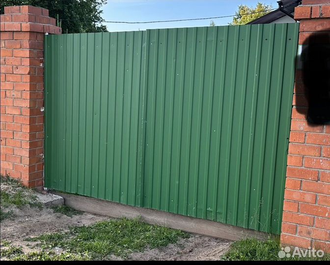 Ворота двустворчатые