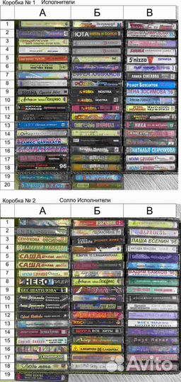 Аудиокассеты