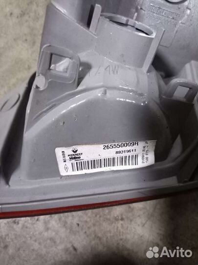 Фонарь левый Renault Megane3