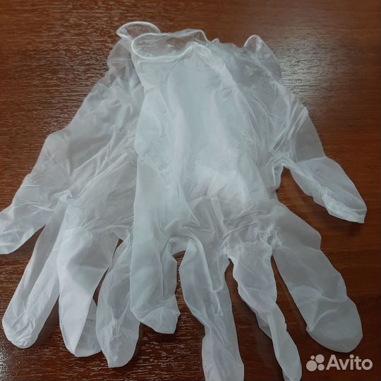 Перчатки виниловые. 11 пар (22шт)