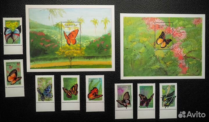 Марки не гашеные фауна 11