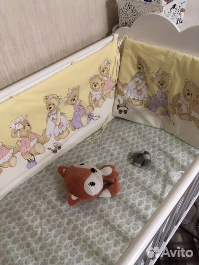 Бортики в детскую кроватку