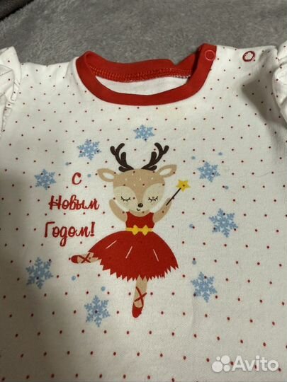 Платье боди новогоднее