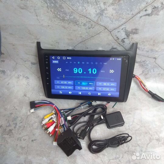 Штатная магнитола на volkswagen polo