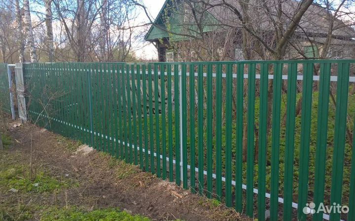 Установка забора под ключ