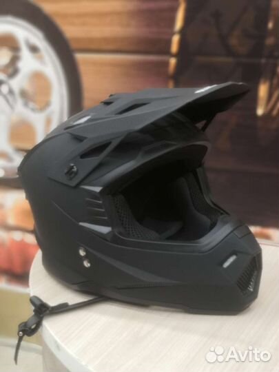 Шлем мото кросс чёрный