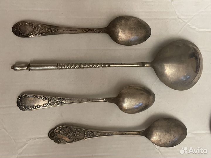 Ложки разные мельхиор