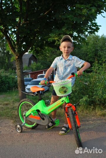 Детский велосипед forward cosmo 18' зеленый