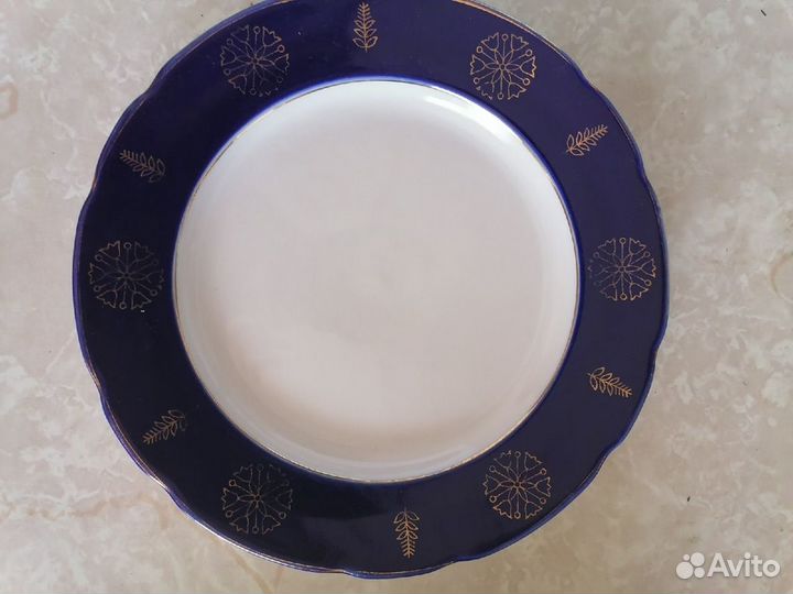 Тарелки Гжель