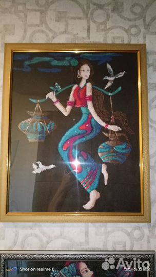 Вышивка. Счетный крест