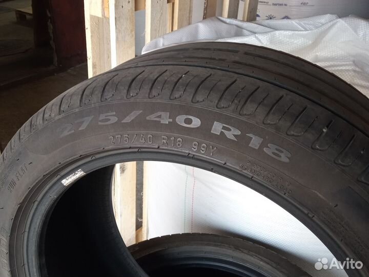 Pirelli Cinturato P7 275/40 R18 и 245/45 R18