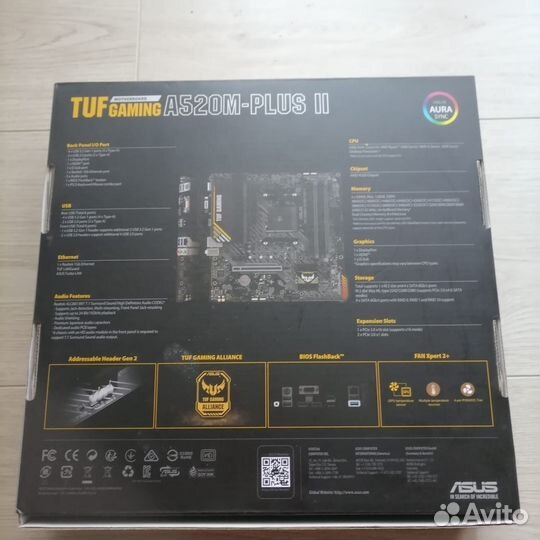 Asus TUF gaming A520M–plus II