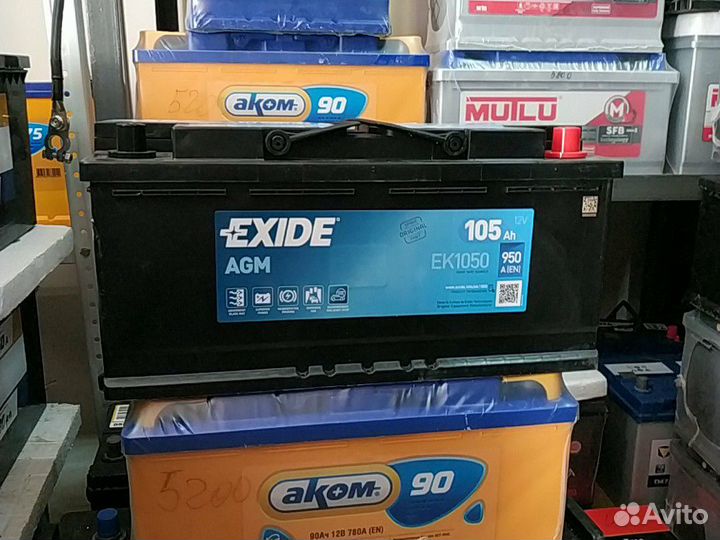 Аккумулятор Exide 105ач AGM