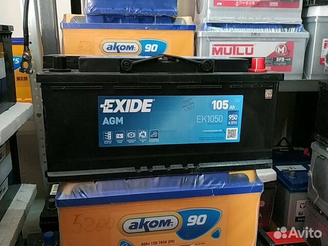 Аккумулятор Exide 105ач AGM