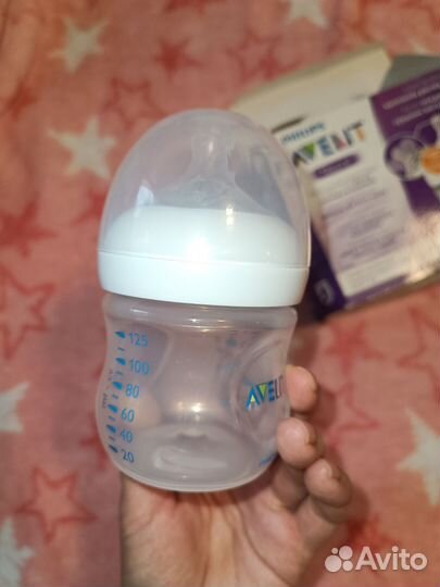 Бутылочки avent 0+