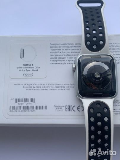 Часы apple watch 5 40 mm