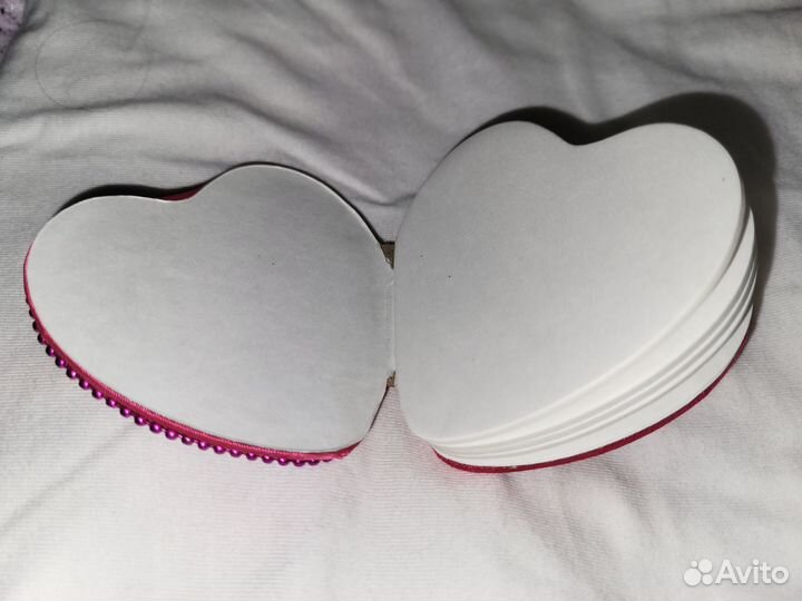 Блокнот сувенир подарочный сердце розовый со страз