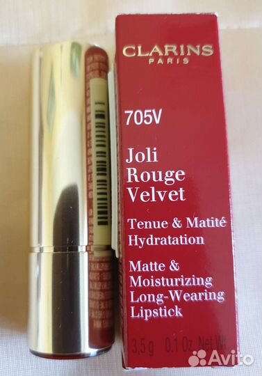 Помада Clarins Joli Rouge 705 V, блеск 01, 05, 21