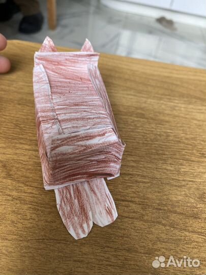 У-шлёпа Бумажный хрупкий (ручная работа)