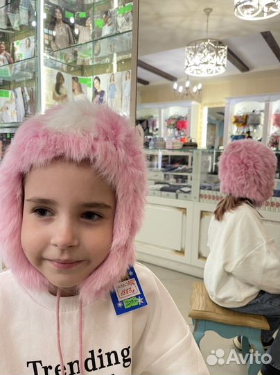 Вязаные шапки из кролика