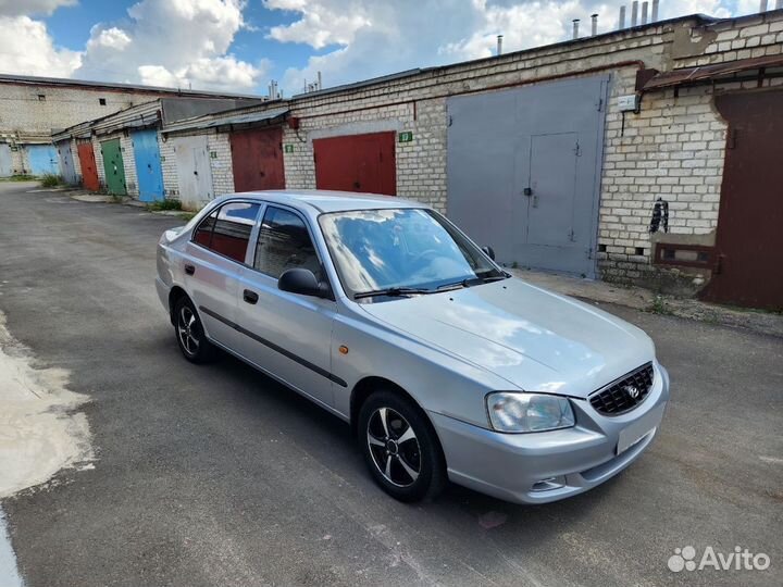 Hyundai Accent 1.5 МТ, 2003, 183 000 км