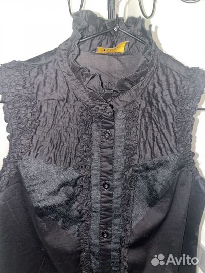 Хлопковый топ с ришелье