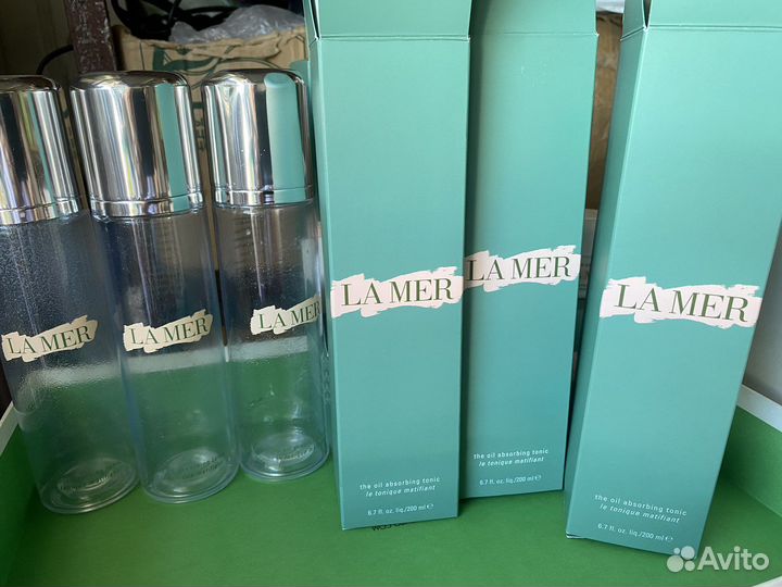 Пустые б/у флаконы, баночки от косметики La mer