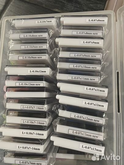 Ресницы для наращивания бу