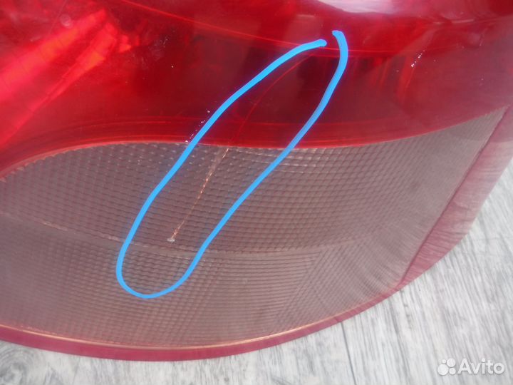 Фонарь правый №7 toyota Vitz 2006