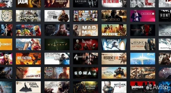 Компьютерные игры (Steam/EA Play/Epic Games)