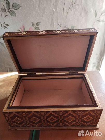 Шкатулка деревянная СССР