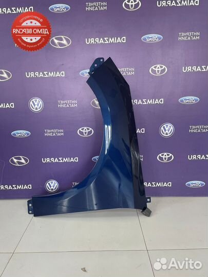 Крыло Ford Focus 3 левое темно-синий