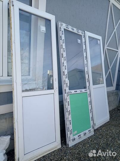 Пластиковые двери пвх бу