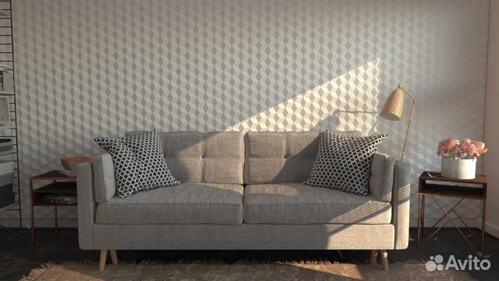 Гипсовая 3D панель 
