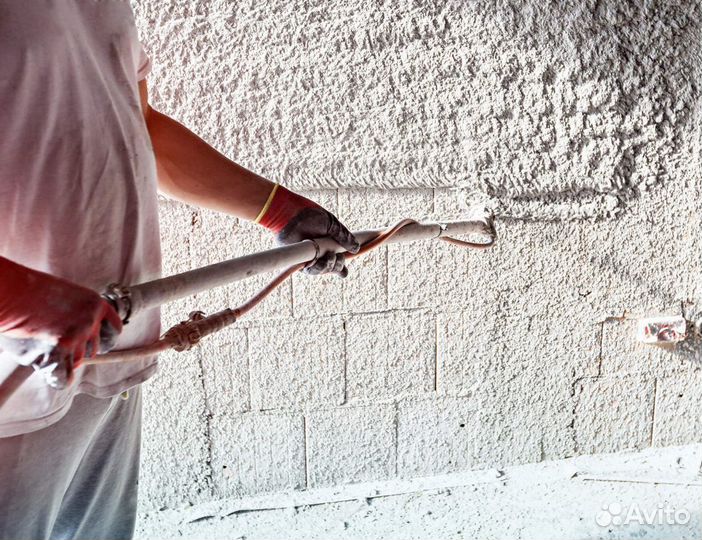 Штукатурные работы. Механизированная штукатурка