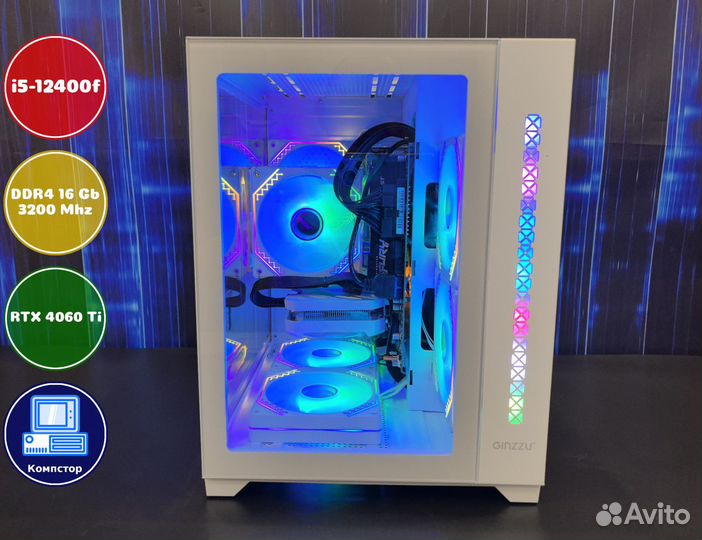 Сборка игрового пк i5-RTX4060Ti-16DDR4-LEZ6317-B760