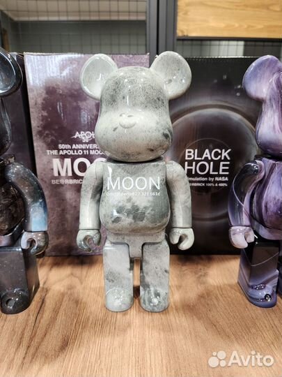 Мишки Bearbrick космической тиматики высота 28 см