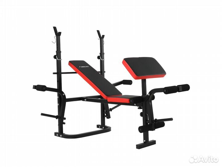 Скамья силовая со стойками unix Fit bench 120P