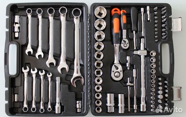 Набор инструментов 82 предмета усиленный