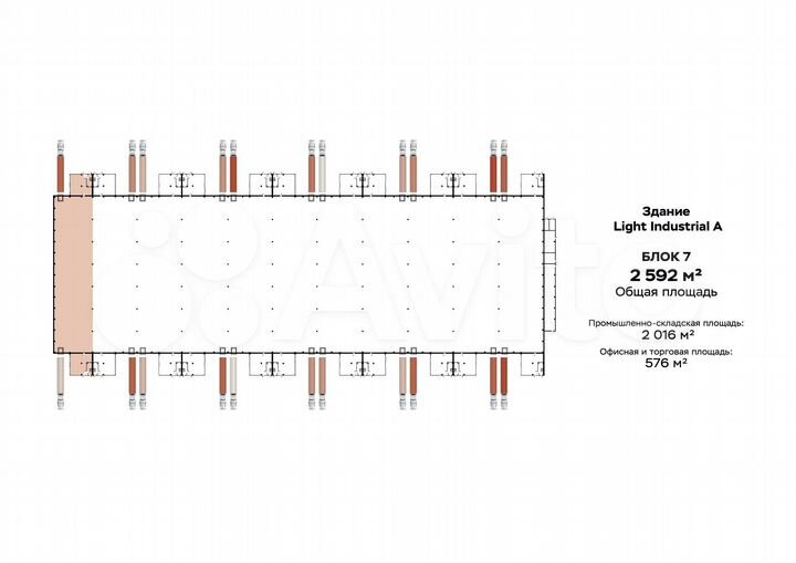 Склад в продажу, 2592 м²