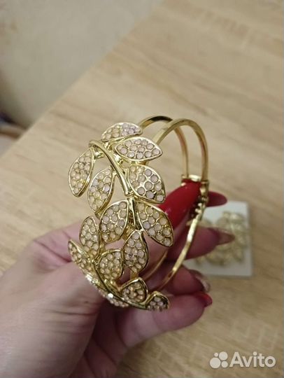 Серьги и браслет