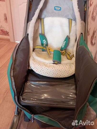 Детские санки коляска Ника Kids 7 люкс