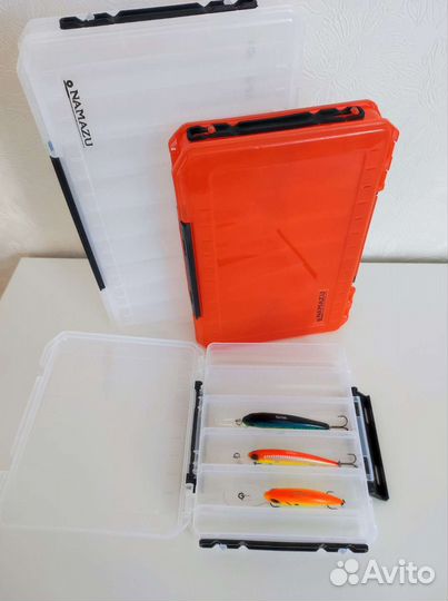 Коробка бокс для воблеров двухсторонняя