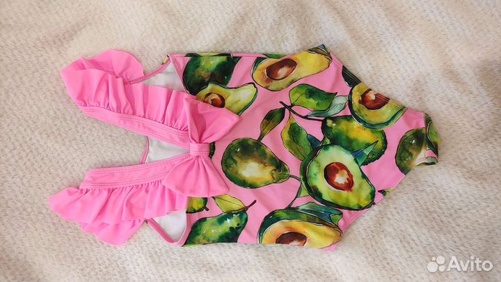 Купальник для девочки с авокадо