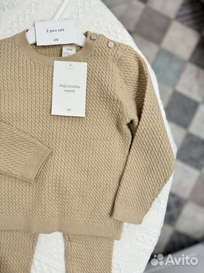 Вязаный костюм детский 80 hm