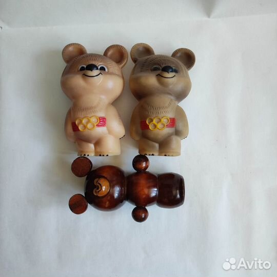 Игрушка СССР Олимпийский мишка 1980 Олимпиада 80