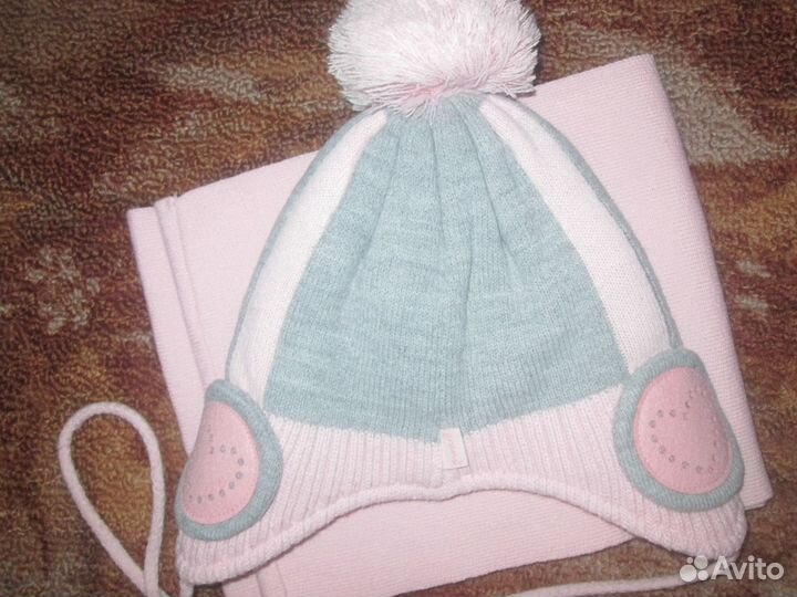 Шапка с шарфом - комплект