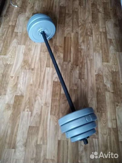 Штанга Torneo идеальна для домашних тренировок+Вам