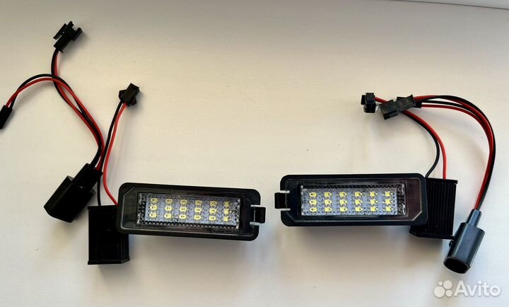 Подсветка номера